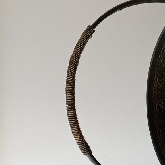 Two Tier Copper Metal Basket Floral - Picture 6 of 8